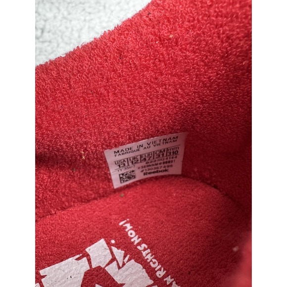 Reebok Club C Revenge Shoes Mens Size 13 Black Human Rights Now Tennis Sneakers - Picture 10 of 15